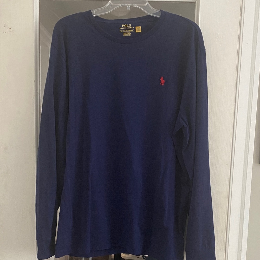 Polo by Ralph Lauren Navy Long Sleeve Tee